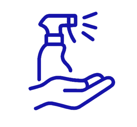 Pour mains, objets et surfaces